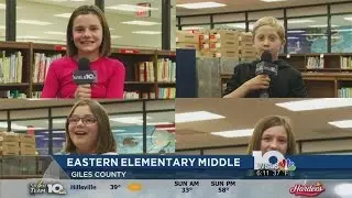 Virginia Today Anchor Rachel Lucas Visits Eastern Elementary and Middle School for Career Day!