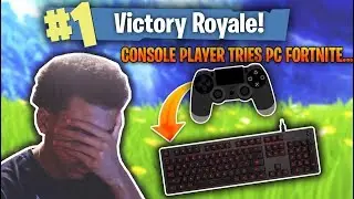 What happens when a Console Fortnite Player tries playing Fortnite on PC...