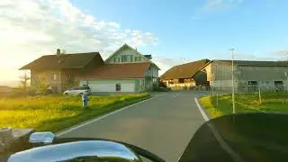 Harley Davidson FLHTC Evo Scenic Morning Ride | Supertrapp Exhaust Pure Sound | Belpberg Switzerland