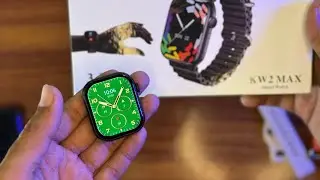 KW2 Max Smartwatch - The Smoothest Series 9 Clone #best #bestapplereplica