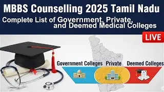 Tamilnadu medical colleges list - government -private - private universities#neet  #medicalcollege