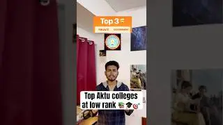 Top AKTU Colleges at low Rank 🤯🙀Best Government Private 🎓