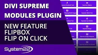 Divi Supreme Modules New Feature Flipbox Flip On Click 👍