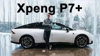 Nya elektriska fastbacken Xpeng P7+, en f&ouml;rst titt