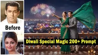 Diwali Special Magic Prompt | AI Photo Editing for Stunning Festival Photos | Easy & Original Face