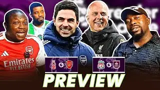 NOTTINGHAM VS ARSENAL, LIVERPOOL VS BURNLEY | PREVIEW. (FT. COACH, GEORGE, SULE). #football #london 