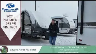 2021 Keystone Premier 19FBPR Vin 0703 - Layzee Acres RV Sales