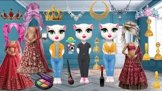 Talking 3 sisters ka funny makeup comedy video | comedy billi wala cartoon video dekho | makeup 