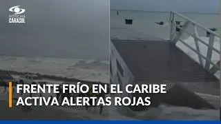 Aguacero en Bogotá deja inundaciones y frente frío provoca emergencias en la Costa Caribe
