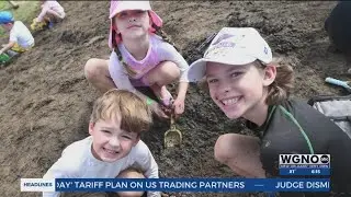 Messy fun for Mud Fest at Louisiana Children's Museum