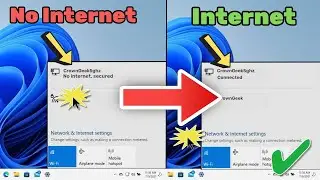 How to Fix " No internet, secured " in Windows 11 in 10 seconds