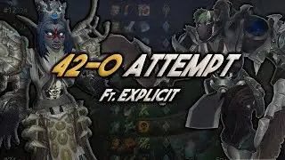 Attempting 42-0 with Explicit... | Rank 1 Mage WoW Shadowlands PvP Arena