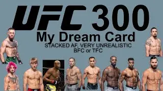Building my STACKED UFC DREAM card! (3 Title Fights)