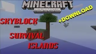 Minecraft Xbox | SKY BLOCK SURVIVAL ISLANDS | +DOWNLOAD (Made By: R3APERGAMEPLAY)