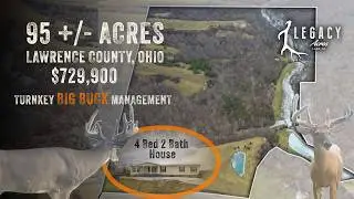 95 +/-Acres Lawrence County Ohio + House!