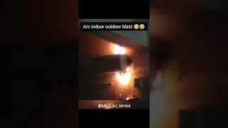 Ac burning  ac Blast 😱😱#hvac#airconditioner #actechnician#youtubeshorts #shorts