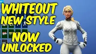 Fortnite whiteout skin new style - NOW UNLOCKED