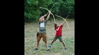 Recurve bows for children - Arcs pour enfants.