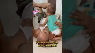 Father and Daughter Real Life Moment | @Pratikamahatovlogs #fatherdaughter #cutebaby #babyshorts