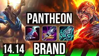 PANTHEON vs BRAND (JGL) | 16/2/8, Legendary, 600+ games | EUW Master | 14.14