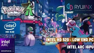 Pok&eacute;mon Legends Z-A Ryujinx Intel HD 520 Low End PC | Intel Arc IGPU