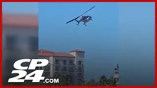 Investigation underway after helicopter crashes on California beach