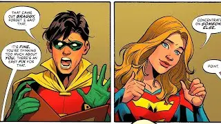 Robin and Supergirl's Akward Date | Comic dub