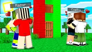 ELEVADOR DO BEIJO DOS DESENHOS ANIMADOS NO MINECRAFT !