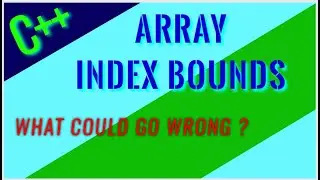 What happens if you go way overboard on Array Indexes ? | C++ Beginner's Programming Tutorial