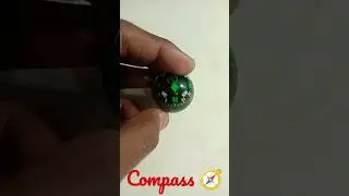 compass 🧭 diflection #practical #experiment #shorts #short