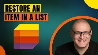 Как восстановить предыдущую версию элемента в списке Microsoft