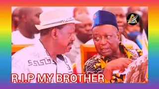 OBURU ONDINGA GREAT TRIBUTE TO HIS YOUNG BROTHER RAILA ONDING AT NYAYO STANDIUM!