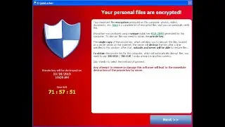 Cryptolocker Ransomware Attack (Unnamed Net Series Part 1)