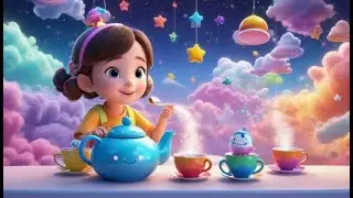 Oops! Little Teapot Took a Nap ☕ | Nursery Rhymes for Kids & Baby Songs