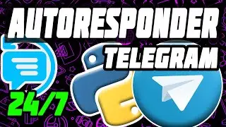 Autoresponder for Telegram FREE with Python and Heroku. 24/7 Telegram Autoresponder