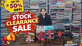 🎊 STOCK CLEARANCE MAHA SALE 🎊GANGA SUITS&ndash;Up to 50% OFF 🎉JAYVIJAY & RAMTEX SUITS &ndash; Wholesale Rates ♨️
