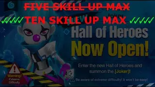 Trick to get up to 10 skill ups from new style HoH instead of 5