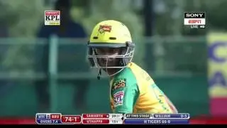 An stupendous performance by R.Samarth in KPL 2016