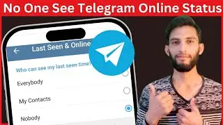How to hide online status on telegram | How to hide active now on telegram