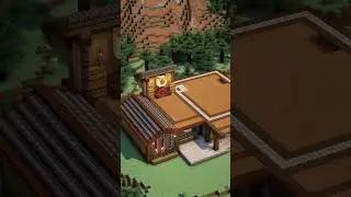 Easy First Night Cabin🏠 - Link in Bio #minecraft