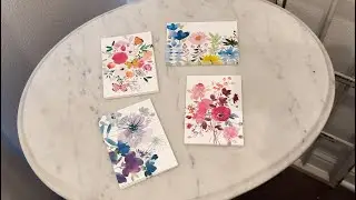 Hallmark Blank Cards Assortment, Painted Flowers (48 Cards with Envelopes) from Amazon