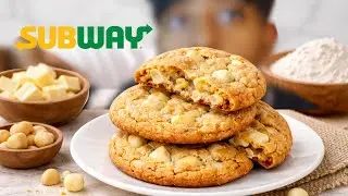 White Chocolate Chip Macadamia Nut Cookies (Subway Style) LIVE Part 1 