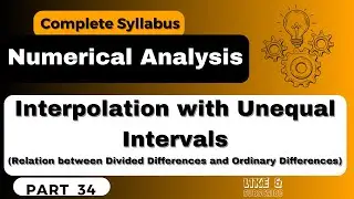 #interpolation #Numerical Analysis #valuefortimekamalkumar || Part 34 || B Sc Maths | #education