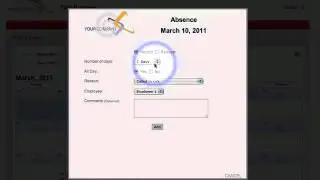 Absence Request - TIMEwellSCHEDULED