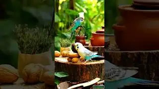 ✨🐦 Budgie Playtime! 🌿🐦#birds#nature#tinyzooreels#cute#adorablebirds#instabirds  #birdwatching#comedy