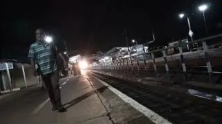 TRAIN NO. 20682 ➡️ SILAMBU SUPERFAST EXPRESS GRAND ARRIVAL INTO MANAMADURAI JUNCTION.