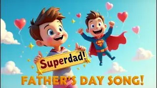 🎵 Father&rsquo;s Day Superdad Song | Fun Kids Cartoon Video! | Mangoville kids Nursery Rhyme & kids Song