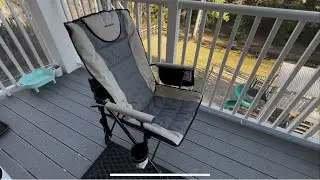 REALEAD Heated Camping Chair Review: Oversized 400 lb Heated Folding Chair with USB Power