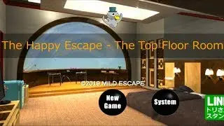 Escape Game The Happy Escape The Top Floor Room Walkthrough (MILD ESCAPE)
