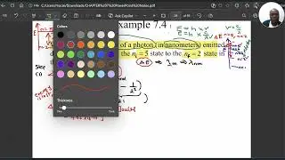 Example - Transition Energy Calculation
